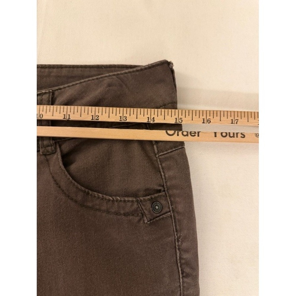 Wit & Wisdom Womens Brown Skinny Pants Mid Rise Stretch Cotton Size 0 B9-05 - Picture 7 of 10